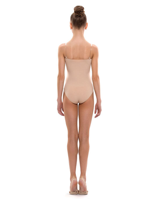 7763 Подкупальник гимнастический из хлопка на съёмных бретелях - Chersa фото 2