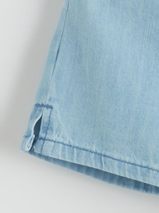 Beli Lastikli K?z ?ocuk Jean ?ort