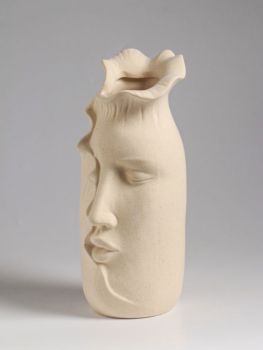 Ваза настольная керамика "Терсеро" 23,5х10 см, бежевый