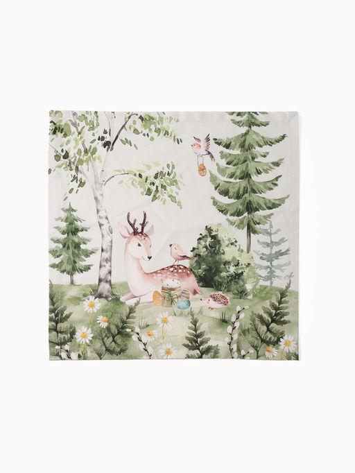 Набор кухонный «Этель. Лесная сказка»: скатерть 148×112±2 см с ГМВО, салфетка 40×40 см - 4 шт.