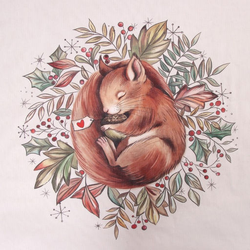 Постельное бельё 1.5-спальное Этель. Белочка, бязь