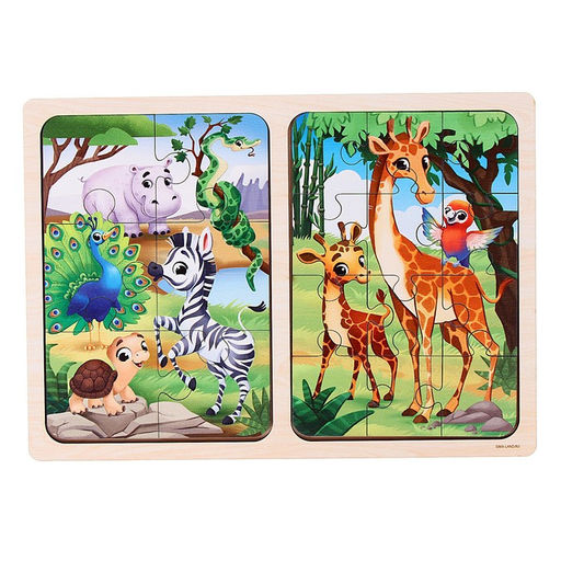 Пазлы Прогулка в зоопарке - Лесная мастерская фото 3