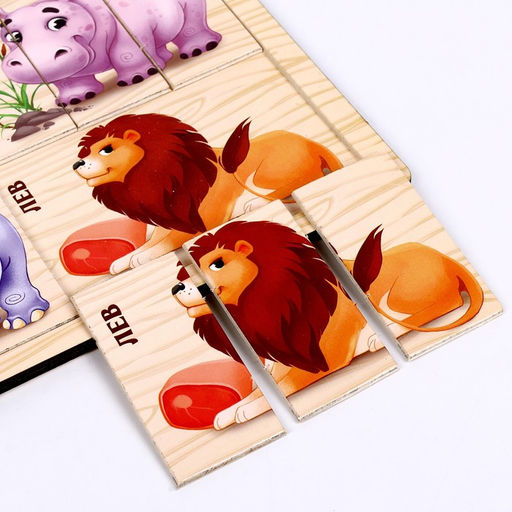 Пазл разрезные картинки Животные Африки - Лесная мастерская фото 8