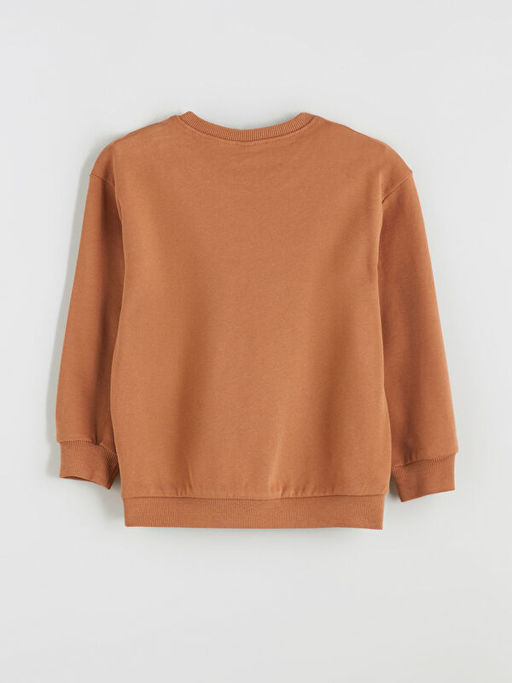 Bisiklet Yaka Uzun Kollu Erkek ?ocuk Sweatshirt