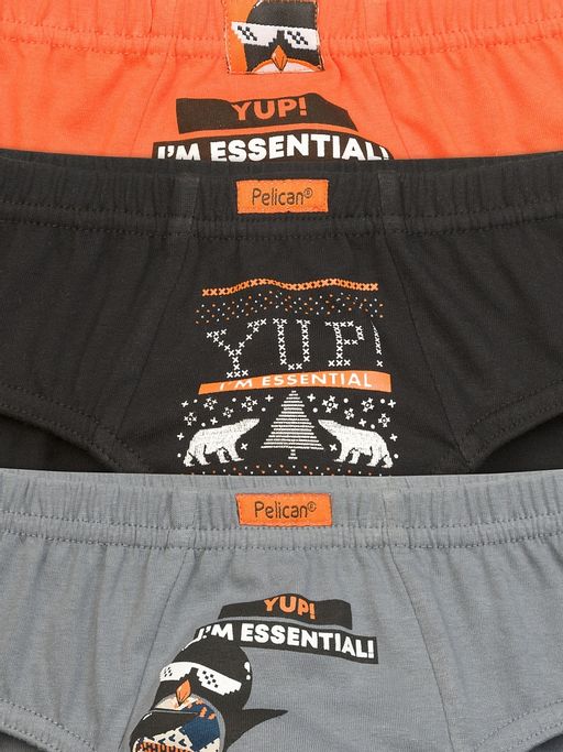 BULB3871(3шт. в упаковке) трусы для мальчиков - Pelican фото 2