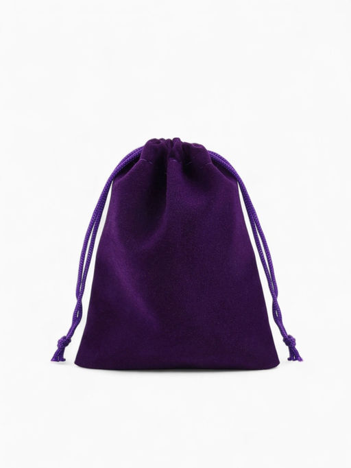 Набор мешочков бархатных 50 шт. 10×12 см, фиолетовый