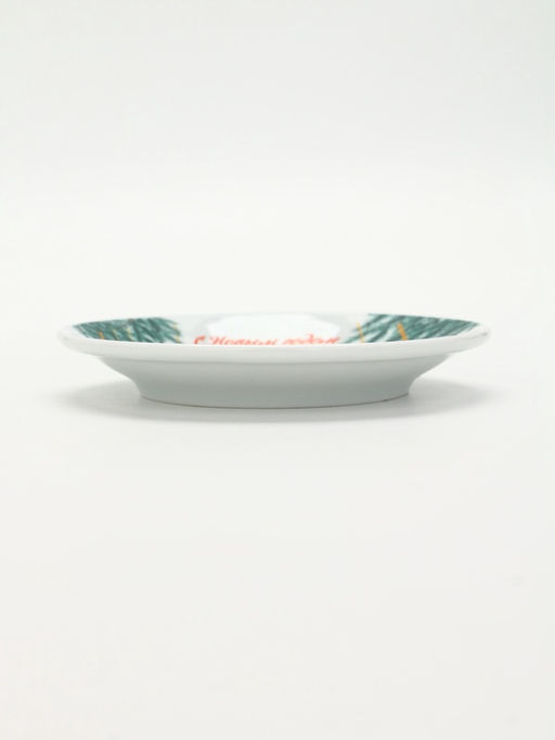 Чайная пара новогодняя С Новым годом! Новогодние игрушки, 220 мл, кружка, блюдце