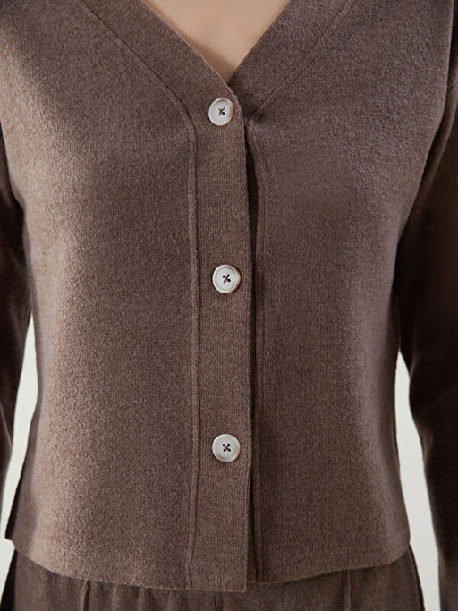 V Yaka Kad?n Triko H?rka