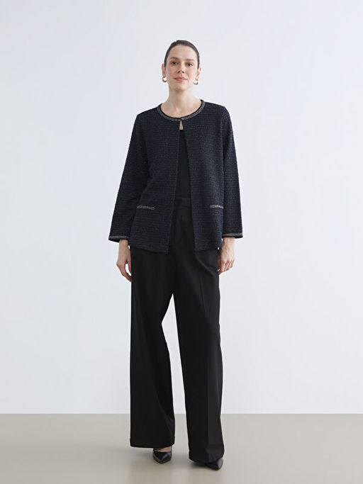 Bisiklet Yaka Desenli Kad?n H?rka