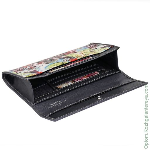 Большой женский кожаный кошелек Sergio Valentini СВ 8138-013  фото 2