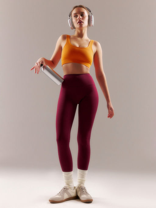 Легинсы женские спортивные ONLYTOP Sculpt, размер 42 (S), цвет сливовый