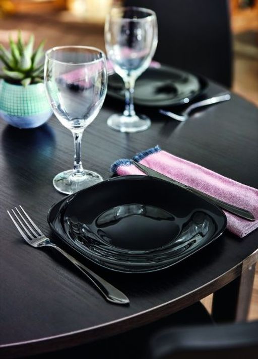 Тарелка десертная НЬЮ КАРИН черная 19см - Luminarc фото 5