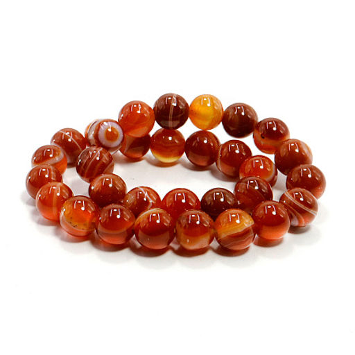 Браслет из камня Сердолик 6мм помогает находить людям свою вторую половинку и дарует счастье