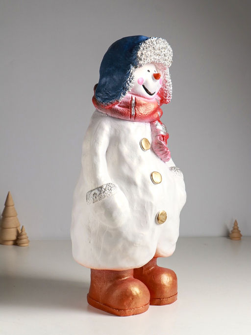 Копилка для денег Снеговик, гипс, 49?22?16 см