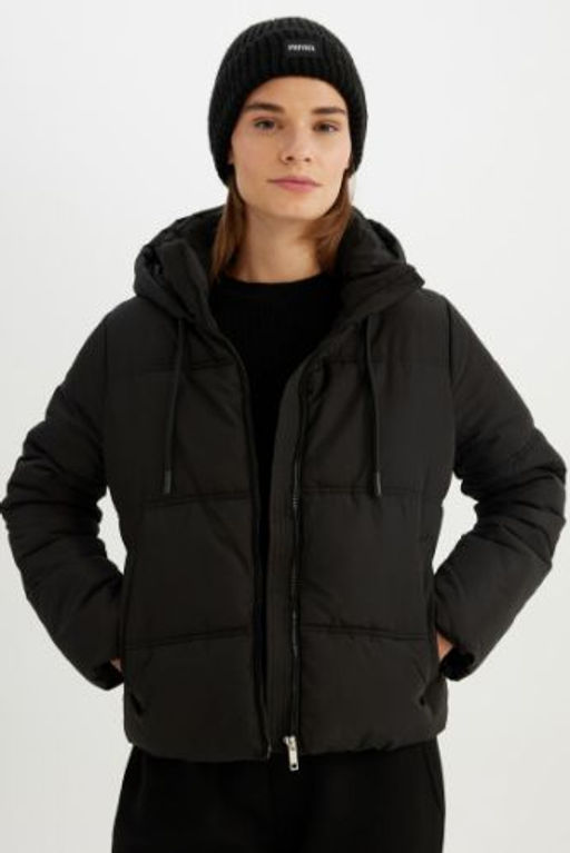 Su Itici Puffer Sisme Mont Oversize Genis Kal?p Kapusonlu Is? Yal?t?ml? Ruzgar Gecirmez
