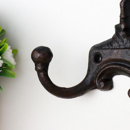 Настенные крючки декоративные «Лось», чугун, 15×16×3.5 см