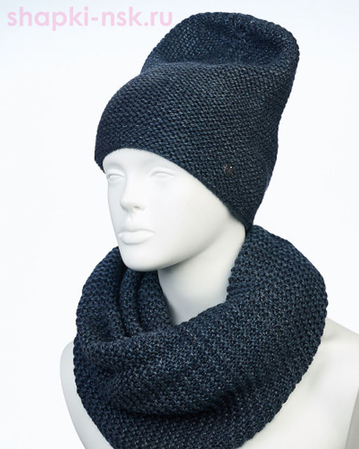 55335-1 Комплект женский (колпак+снуд) (56-58) - Static фото 9