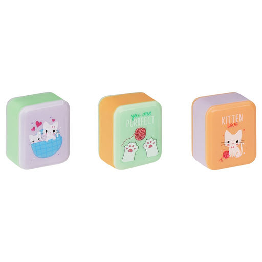 Точилка MESHU "White kitty" пласт., 1 отв., с контейнером (MS_52290)