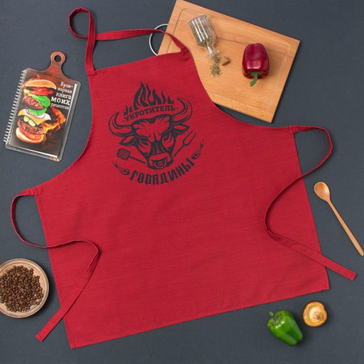 Фартук мужской Этель Укротитель говядины, 7775см, 100 % хлопок  фото 4