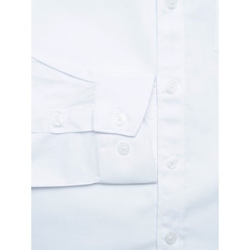 Рубашка школьная БЕЛАЯ, прямой крой, длинный рукав, тм - Царевич фото 25