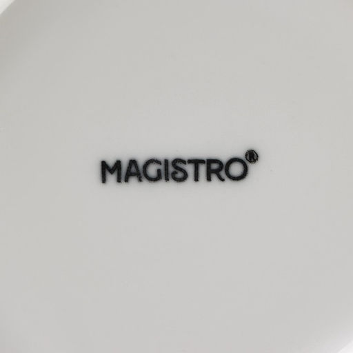 Набор чайный фарфоровый Magistro Basic bistro, 4 предмета: 2 чашки 200 мл, 2 блюдца d=15 см, цвет белый  фото 8