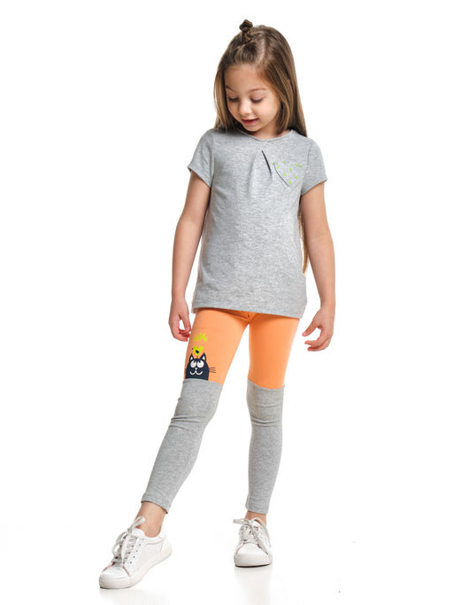 Футболка для девочки UD 2047 меланж - Mini maxi фото 4