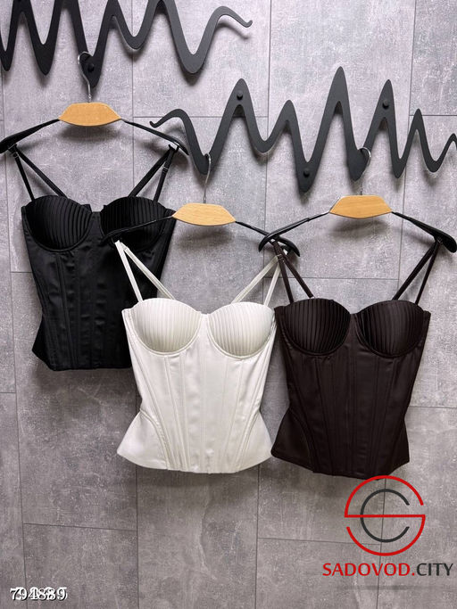 Атласный корсет ракушка - Bruno фото 6