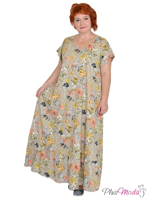 Платье Модель №1218 размеры 44-84 - Plusmoda фото 3