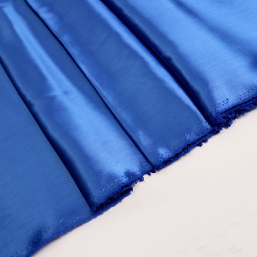 Ткань для рукоделия, лоскут сатина, голубой, 100×150 см, 100% п/э