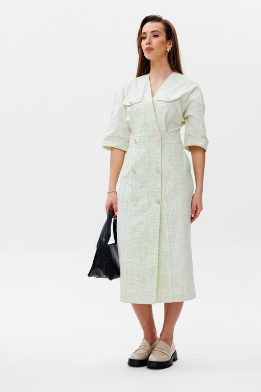 Платье NIKVA н491-3 яблоко штрихи