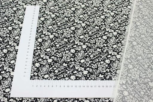 Штапель Аделис цв.черный, ш.1.45м, вискоза-100%, 95гр/м.кв - Купава фото 4