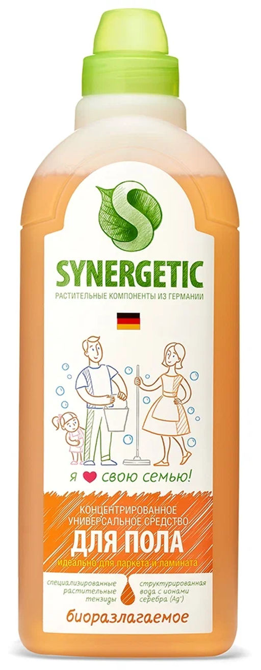 SYNERGETIC ДЛЯ МЫТЬЯ ПОВЕРХНОСТЕЙ флакон 1л  фото 3