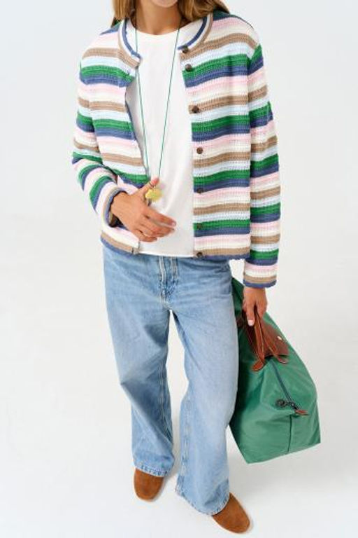 Кардиган 3457 полосатый рейс - Tak divno фото 7