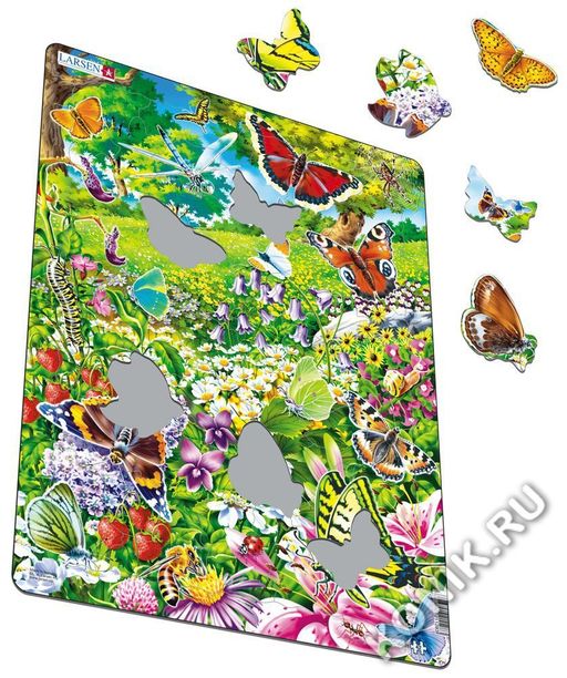 Пазл Бабочки, 42 эл. - Larsen фото 2