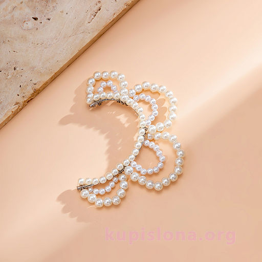 Серьга-кафф Pearl flower - Купи слона фото 3