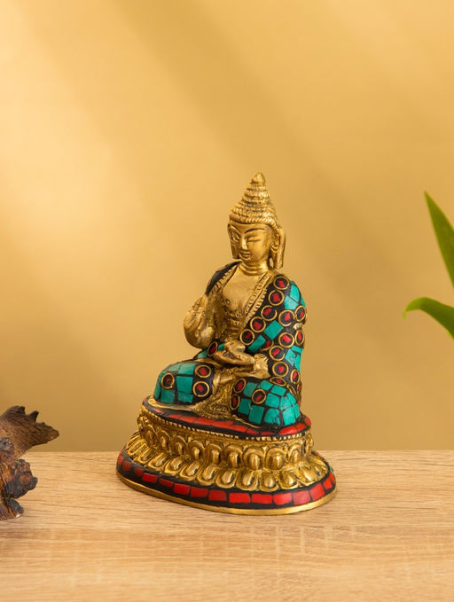 Сувенир «Будда», 8×6×11.5 см, латунь