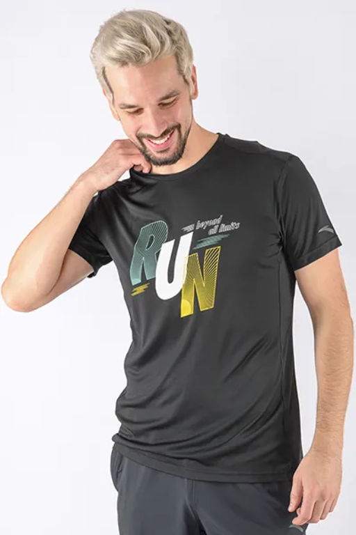 Футболка к/р Чёрный - Anta фото 2