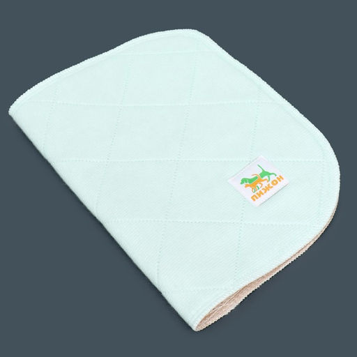 Пелёнка для животных многоразовая впитывающая, 40 х 30 см, мятная - Пижон фото 5