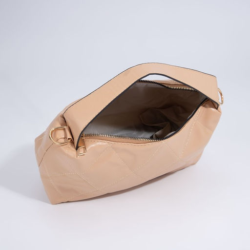 Сумка-багет на молнии, цвет коричневый - Simaland фото 7