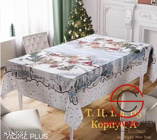 Новогодние скатерти с рисунком