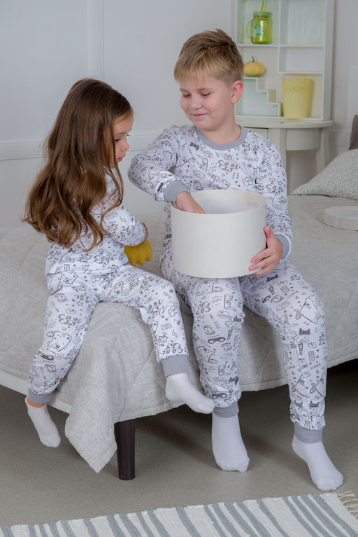 Пижама детская из интерлока пенье Дрёма котик - Амадэль фото 41