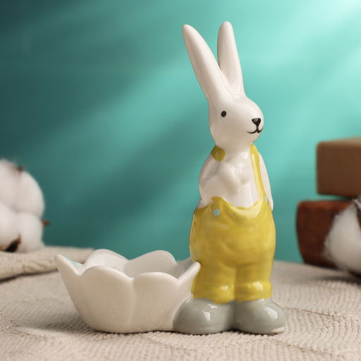 Подставка под яйцо TAKE IT EASY Фигурка: Кролик, 8?6?12 см, МИКС