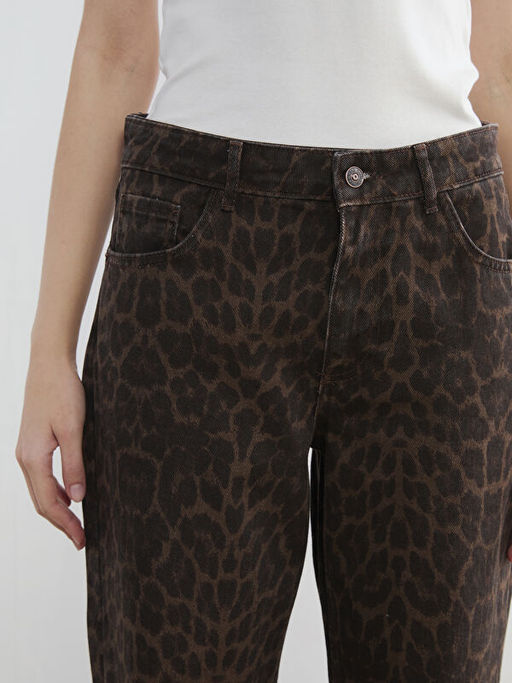 Y?ksek Bel Straight Fit Kad?n Jean Pantolon