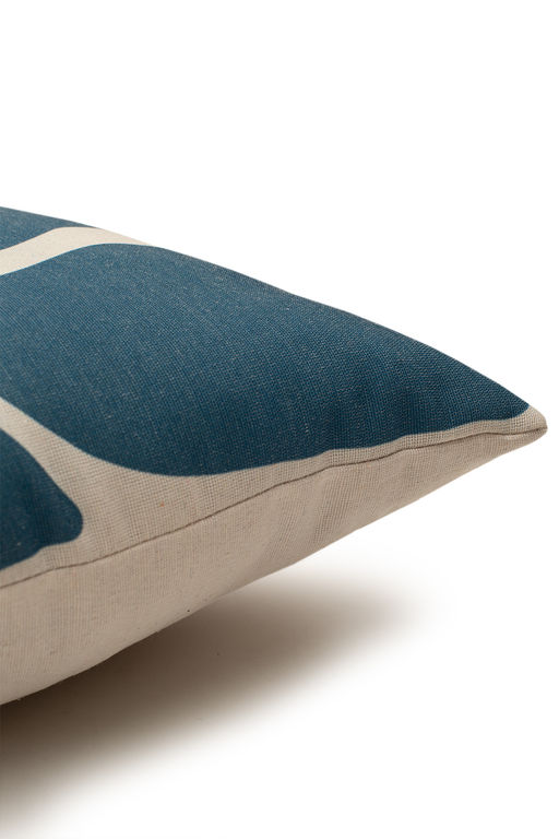 Подушка декоративная с фотопечатью 40х40 см ткань смесовая Матисс синий арт. 4052