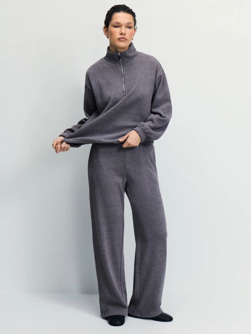 Толстовка на молнии оверсайз / Zarina