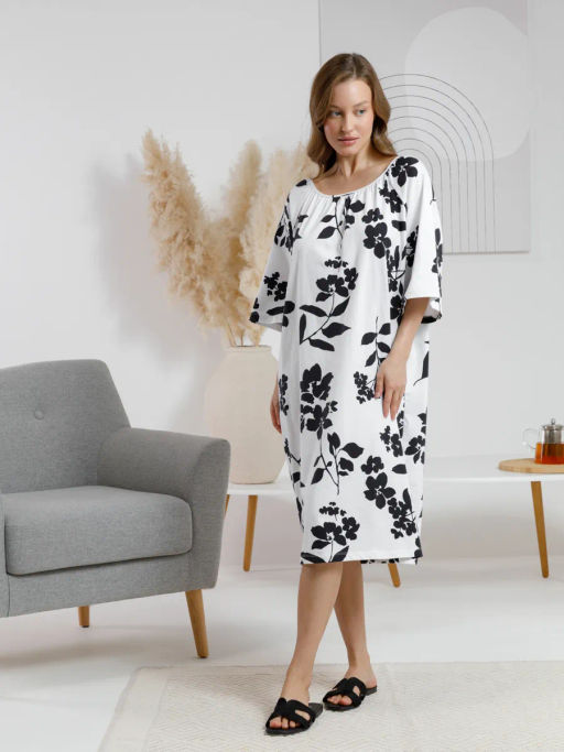 Платье Very Neat ЕВТ 5063 из хлопка белый  фото 9