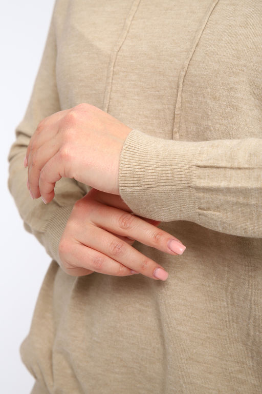 Костюм вязаный теплый с брюками и кофтой #6