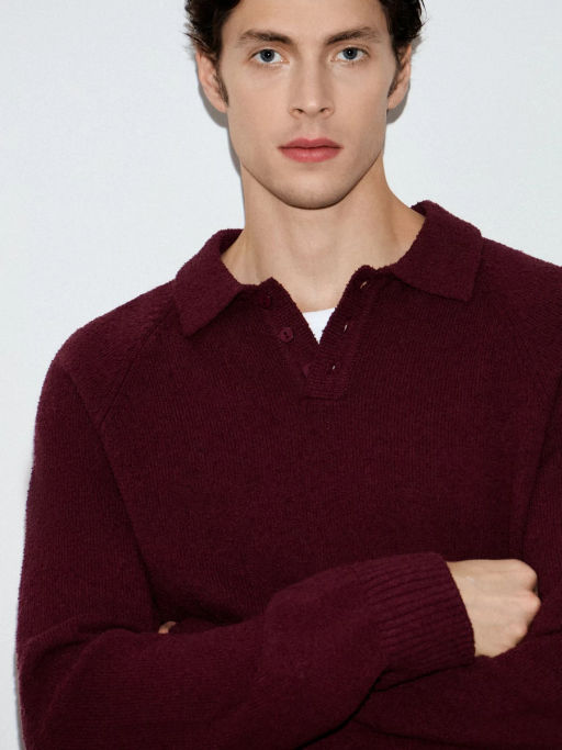 Джемпер из хлопка с отложным воротником / Zarina фото 8