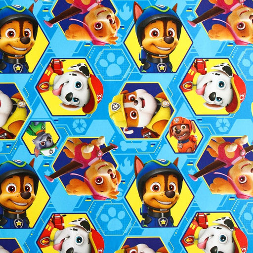 Цена за 10 шт. Бумага упаковочная, 70×100 см «Гонщик и Маршал», Щенячий патруль