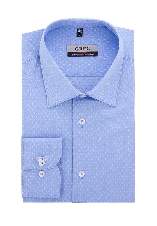 Сорочка мужская длинный рукав GREG 213/399/1172/Z*  фото 2